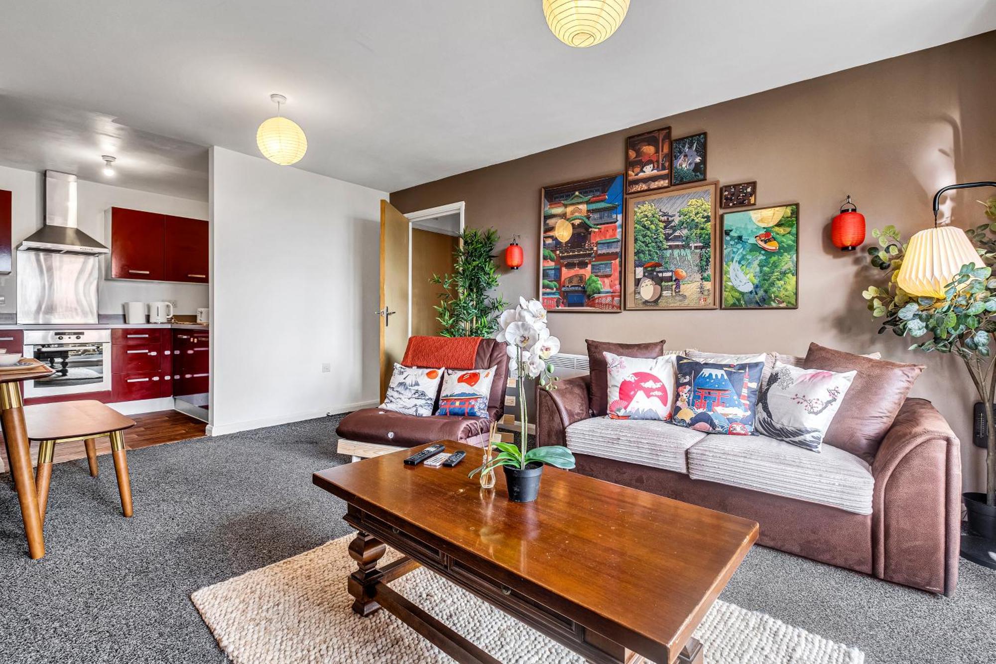 Anime Suite - Central And Free Parking With Netflix Birmingham Kültér fotó